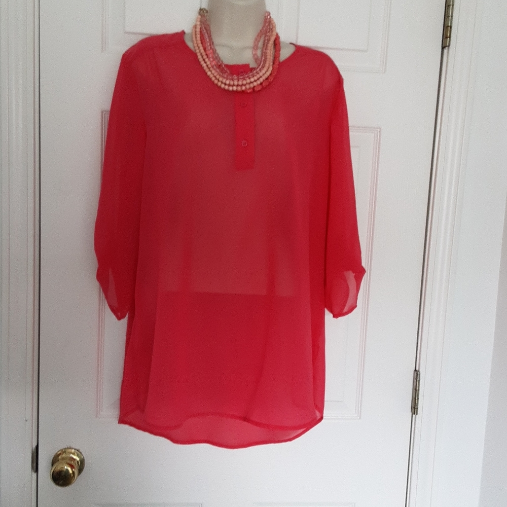 Chico's pink shirt for women